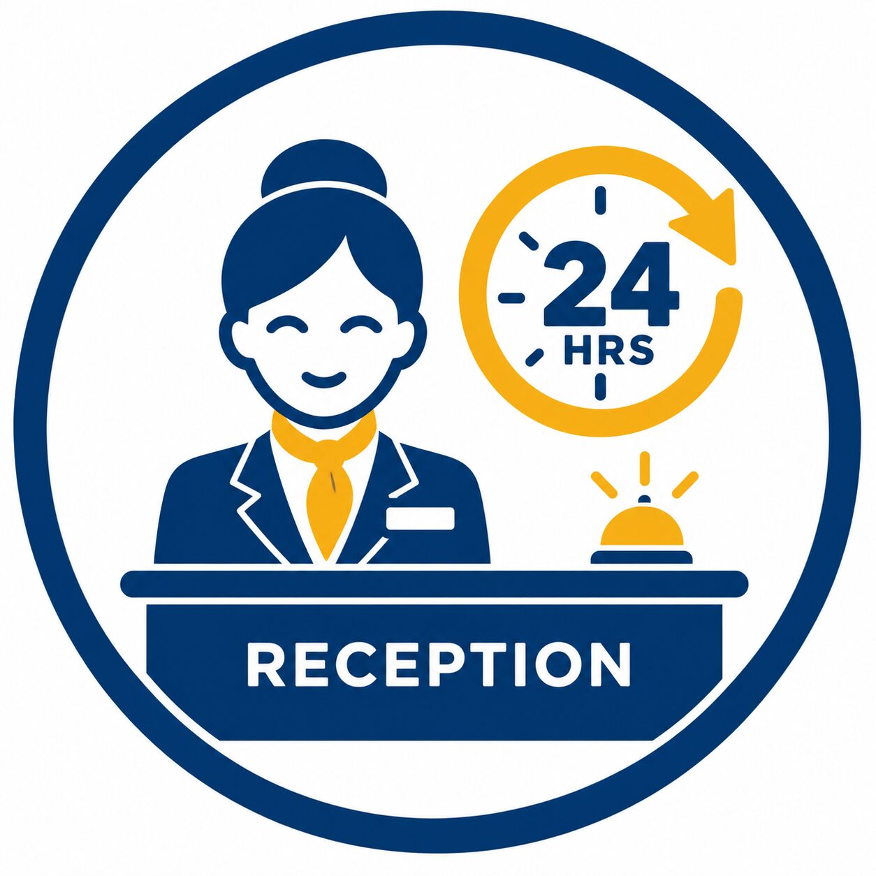24 hrs reception